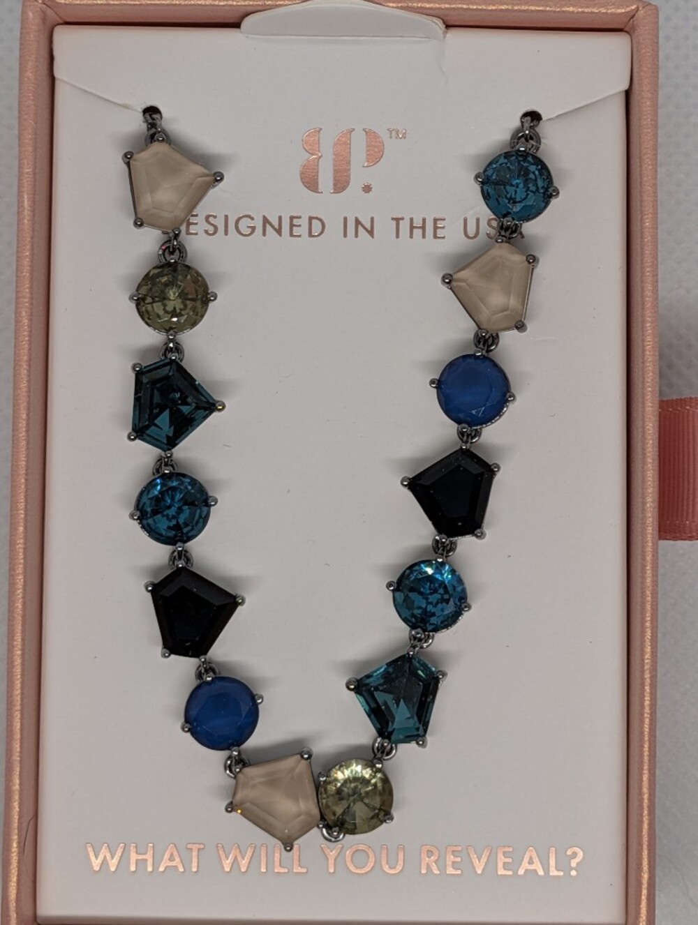 Jewel Candy Bracelet - Holiday Edition - BR32514 - Crystallized Ice - Blueberry